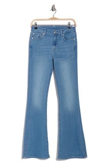 7 FOR ALL MANKIND 7 FOR ALL MANKIND ALI SPLIT HEM HIGH WAIST FLARE JEANS 