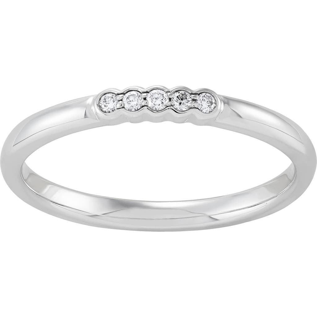 Frankie & Zoe Lab Grown Diamond Band Ring In Gold