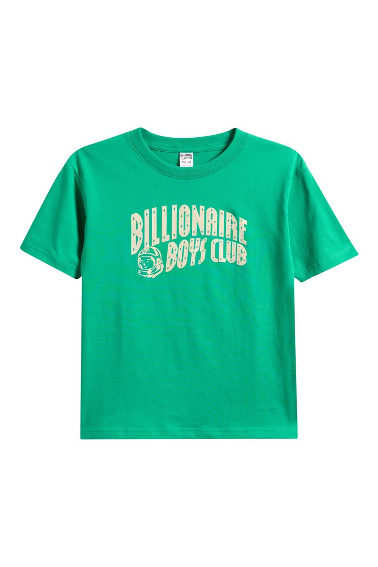 Kids' Curve Logo Short Sleeve Graphic T-Shirt, Main, color, DEEP MINT