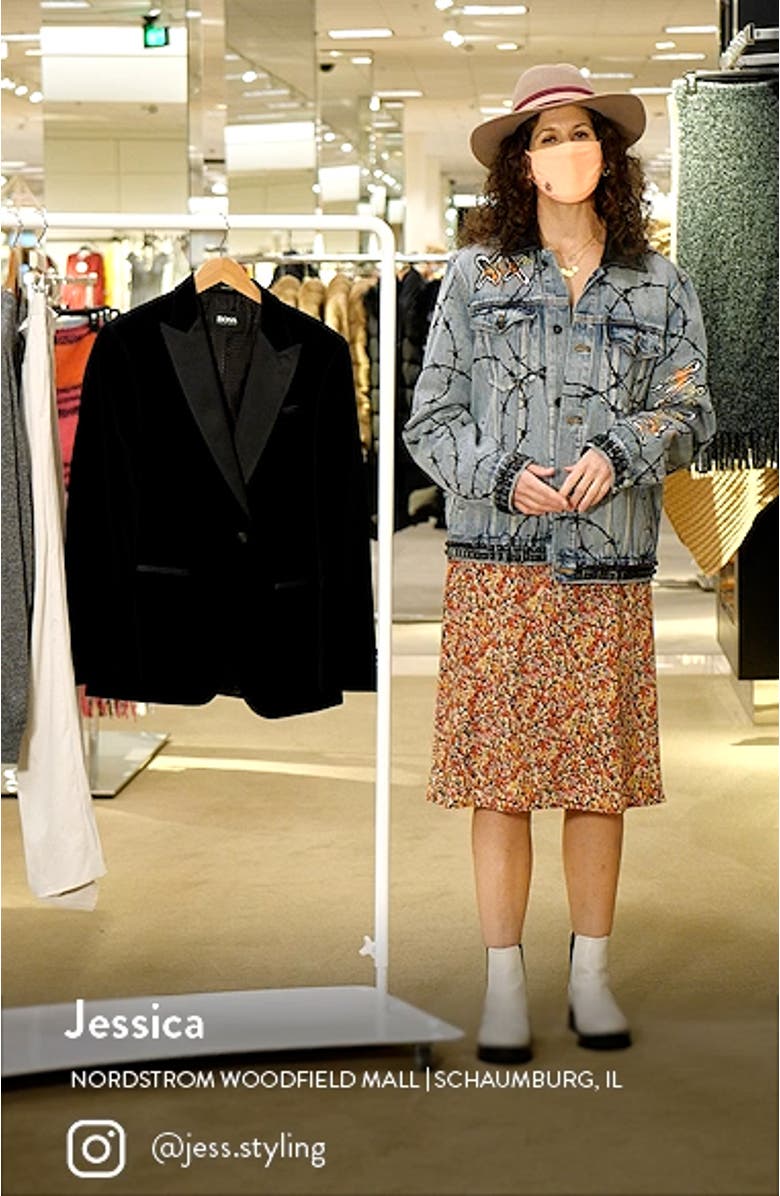 Black Velvet Tuxedo Jacket, sales video thumbnail