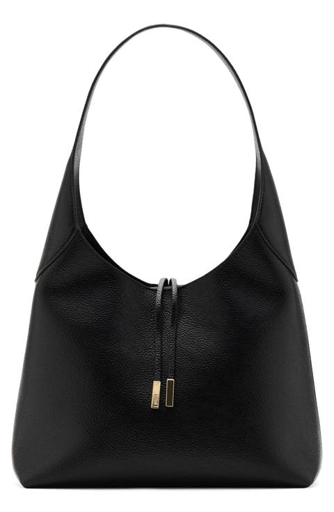 Faux Leather Shoulder Bag