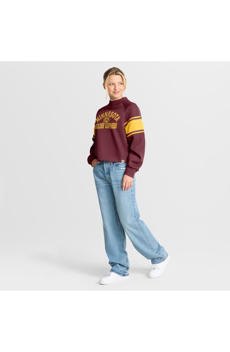 FANATICS Women's Fanatics Maroon Minnesota Golden Gophers Oversized Hometown Premium Punt Coverage Raglan Pullover Sweatshirt, Alternate, color, Maroon