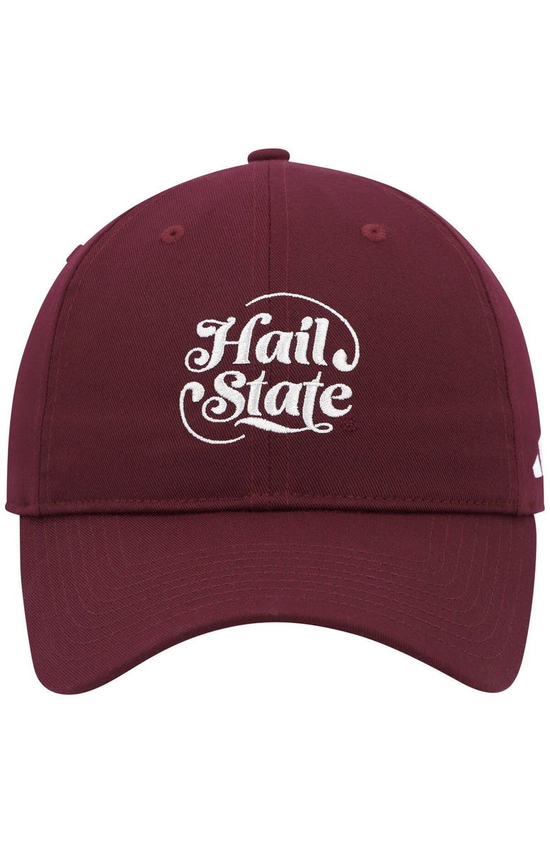 adidas Men's adidas Maroon Mississippi State Bulldogs Slouch Adjustable Hat, Alternate, color, Maroon