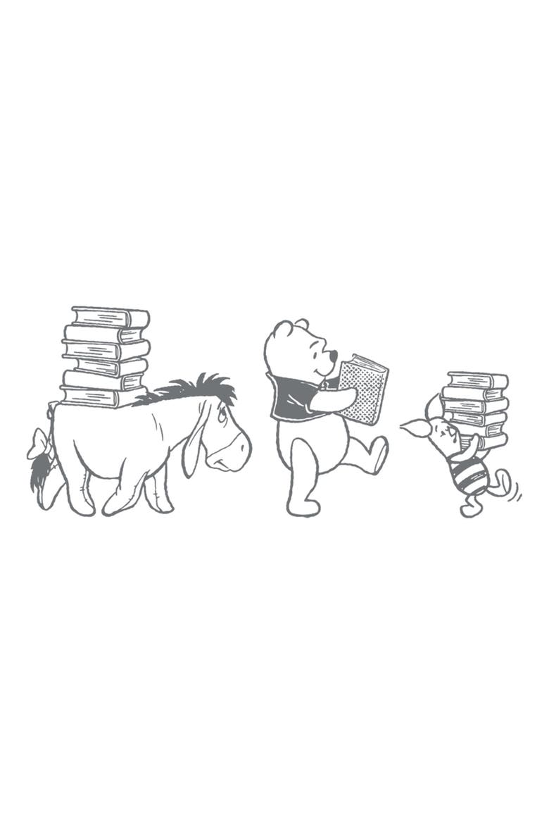 Men's Friends Carrying Books Short Sleeve T-Shirt, Alternate, color, White