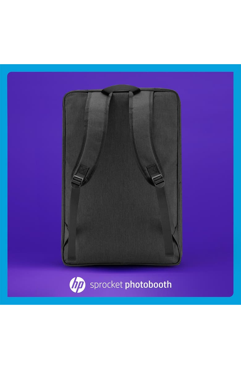 HP Sprocket Photobooth Travel Backpack, Alternate, color, Black