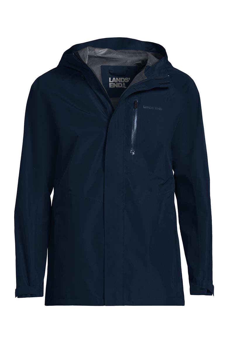 Waterproof Rain Jacket, Alternate, color, Radiant Navy
