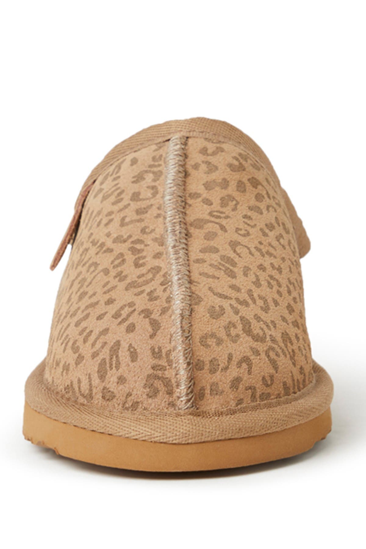 Kids' Fireside Dempsey Genuine Shearling Clog Slipper, Alternate, color, LEOPARD
