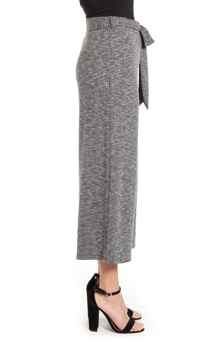 Bobeau Rib Knit Crop Pants, Alternate, color, 