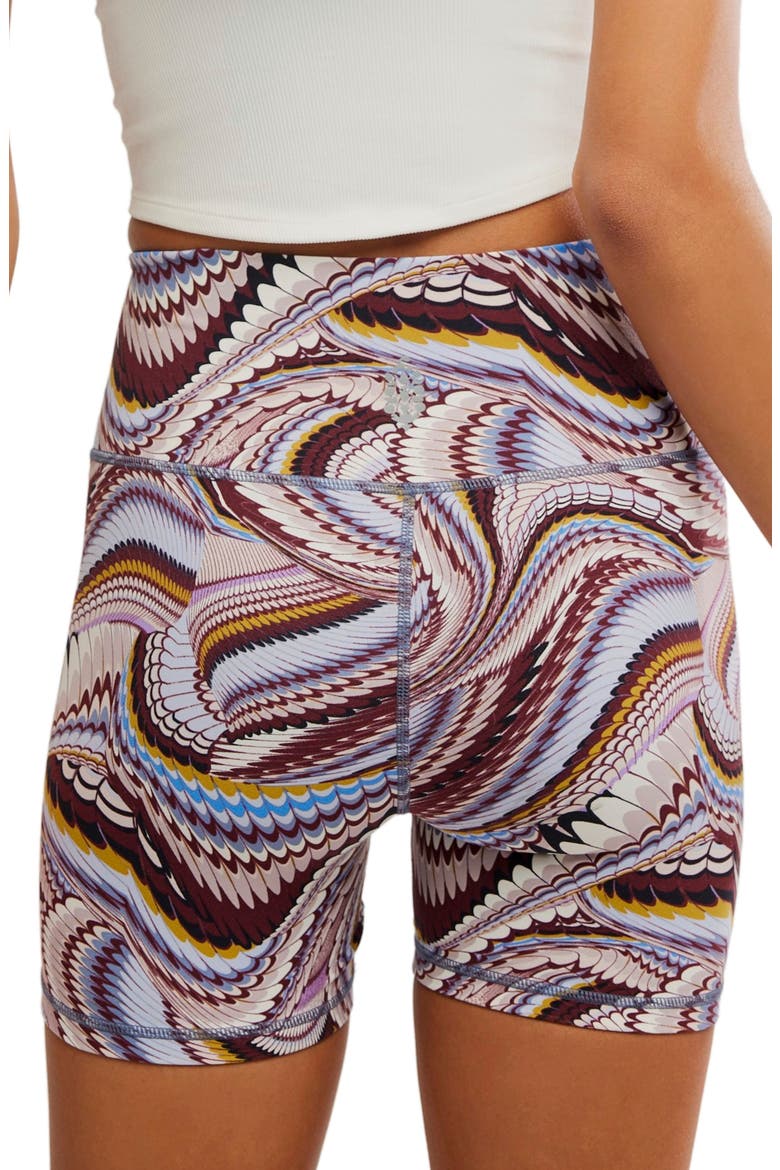 FP Movement Printed Never Better Bike Shorts, Alternate, color, TWILIGHT SWIRL COMBO