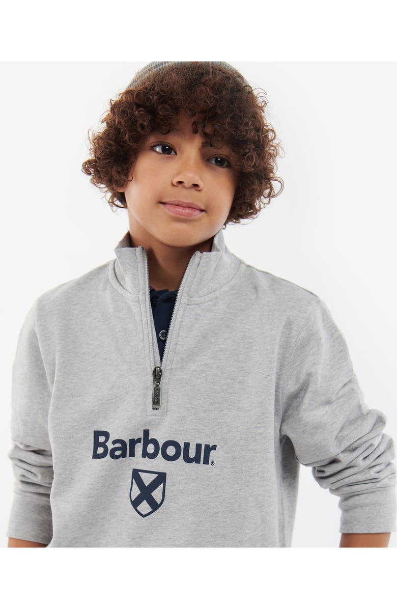 Barbour Kids' Floyd Logo Half Zip Pullover, Alternate, color, 