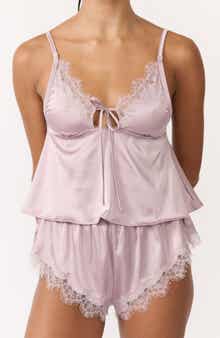 Sorrento Lace Trim Satin Camisole
