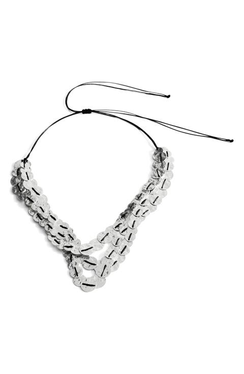 Drawstring Frontal Necklace