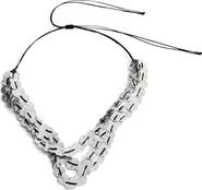 MANGO Drawstring Frontal Necklace