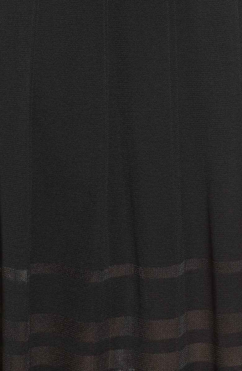 Ming Wang Pleated Midi Skirt, Alternate, color, 