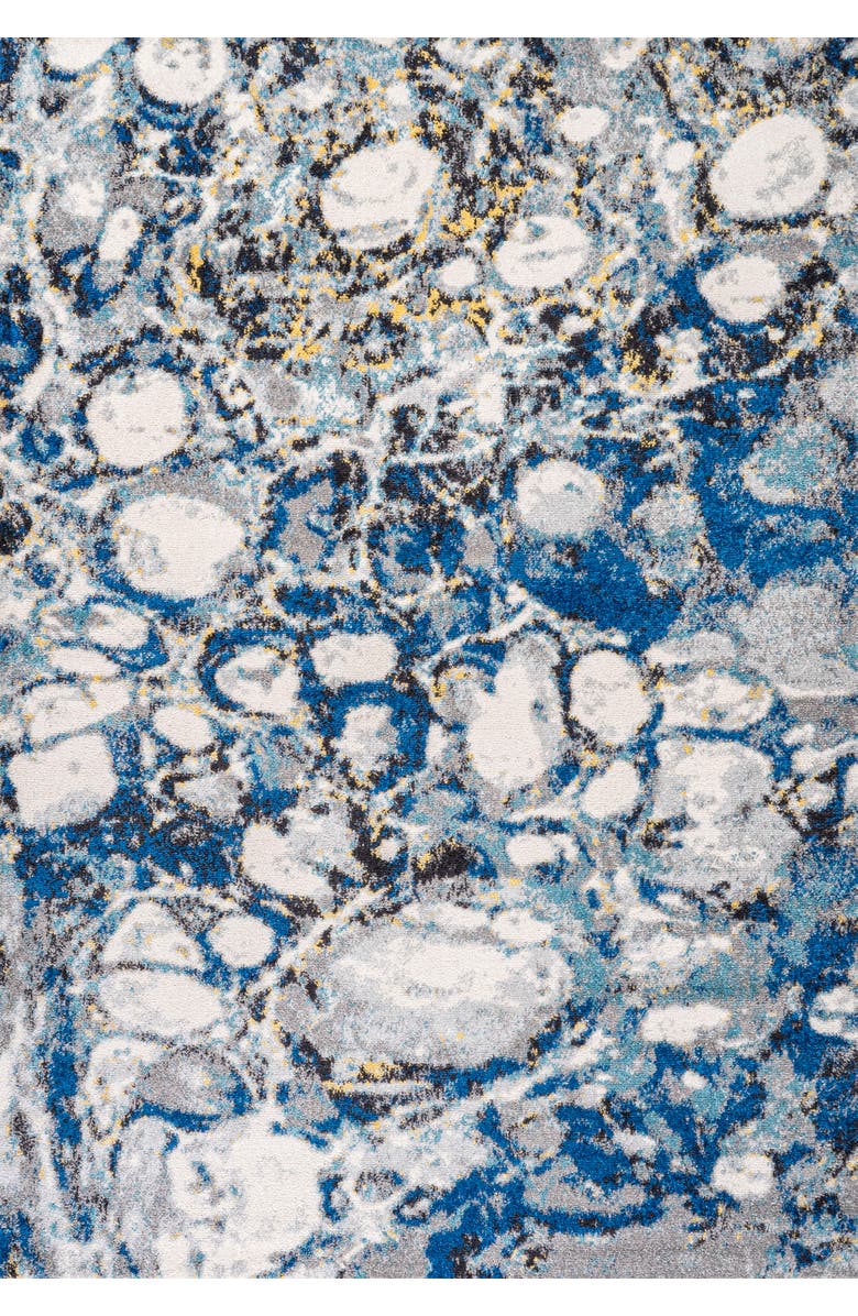 JONATHAN Y Pebble Marbled Abstract Area Rug, Main, color, Dark Gray/Blue
