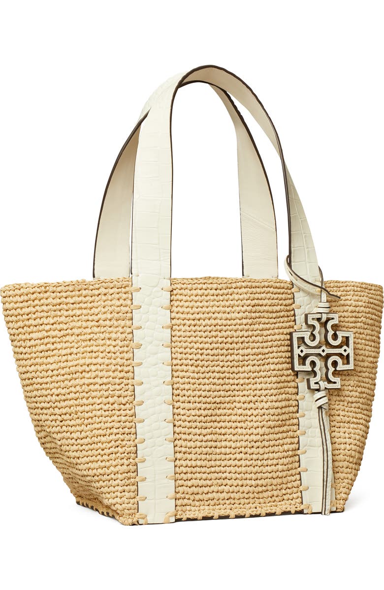 Tory Burch Small Straw Tote, Alternate, color,