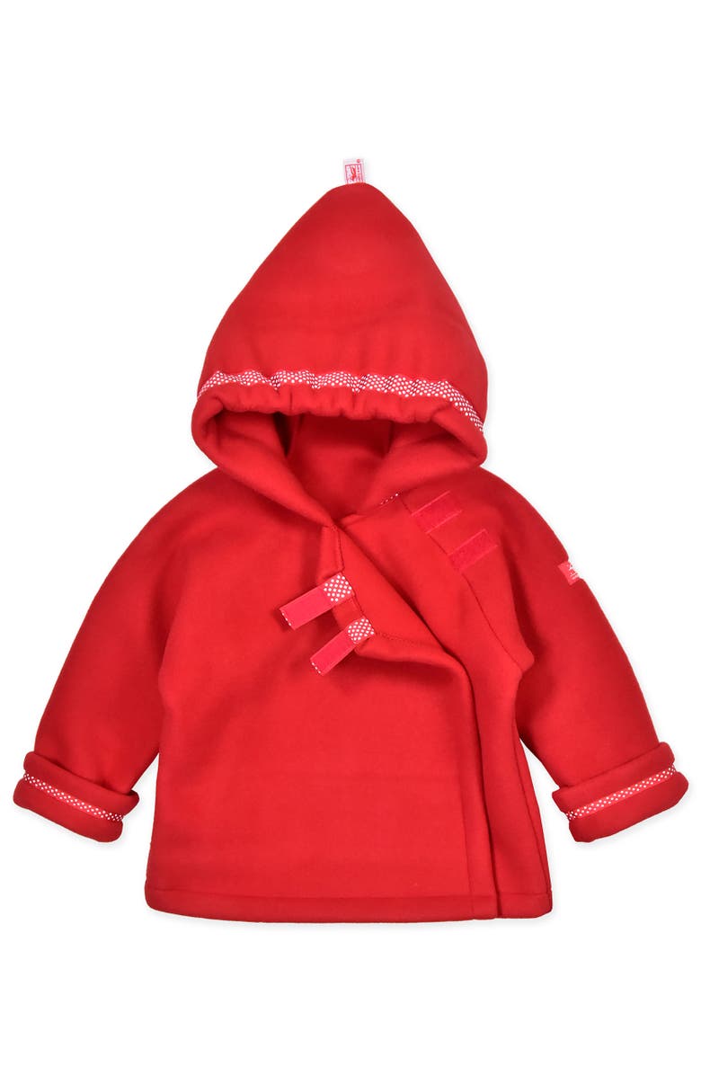 Widgeon Warmplus Favorite Water Repellent Polartec<sup>®</sup> Fleece Dot Ribbon Jacket, Alternate, color, Red