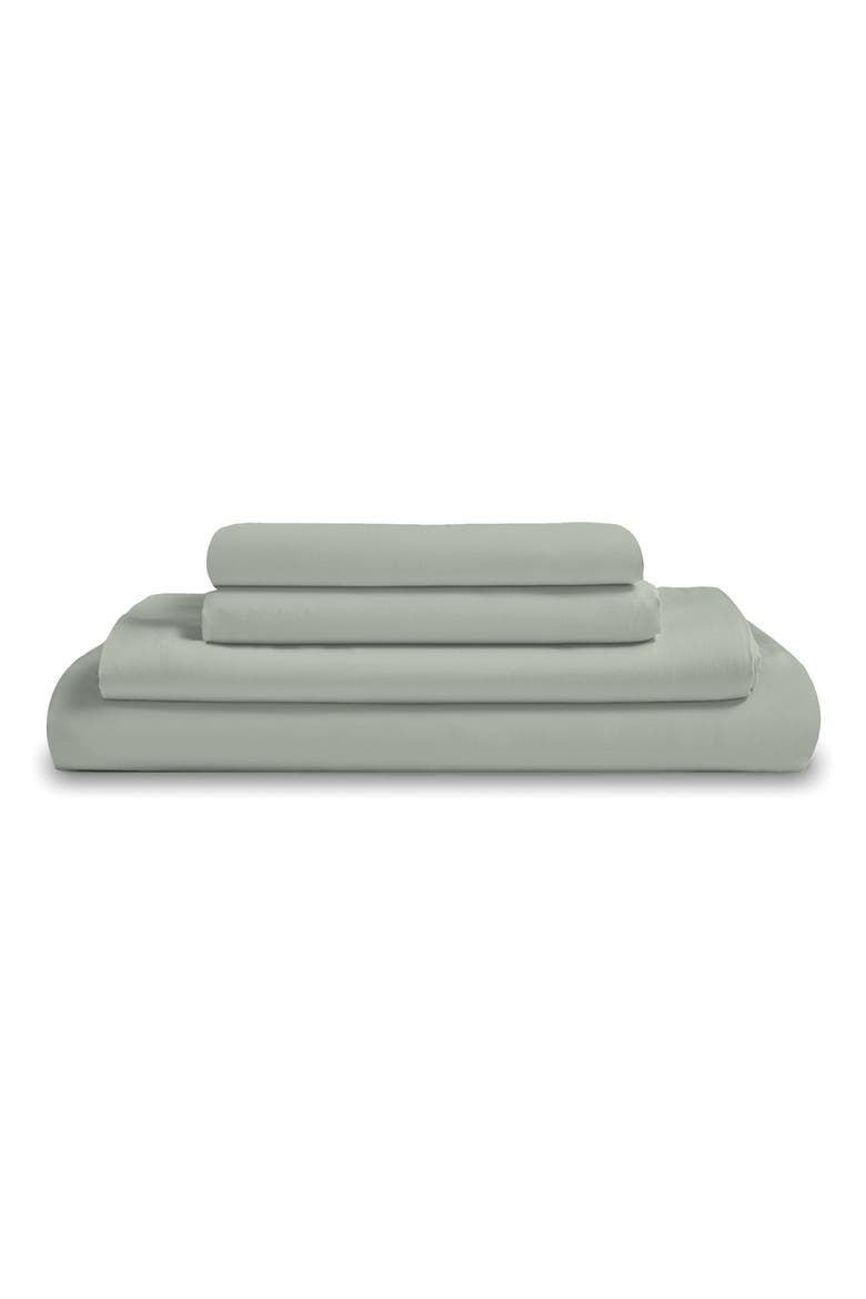 Sateen Sheet Set, Main, color, SAGE