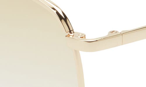 Le Specs The Duke Gradient Aviator Sunglasses In Gold