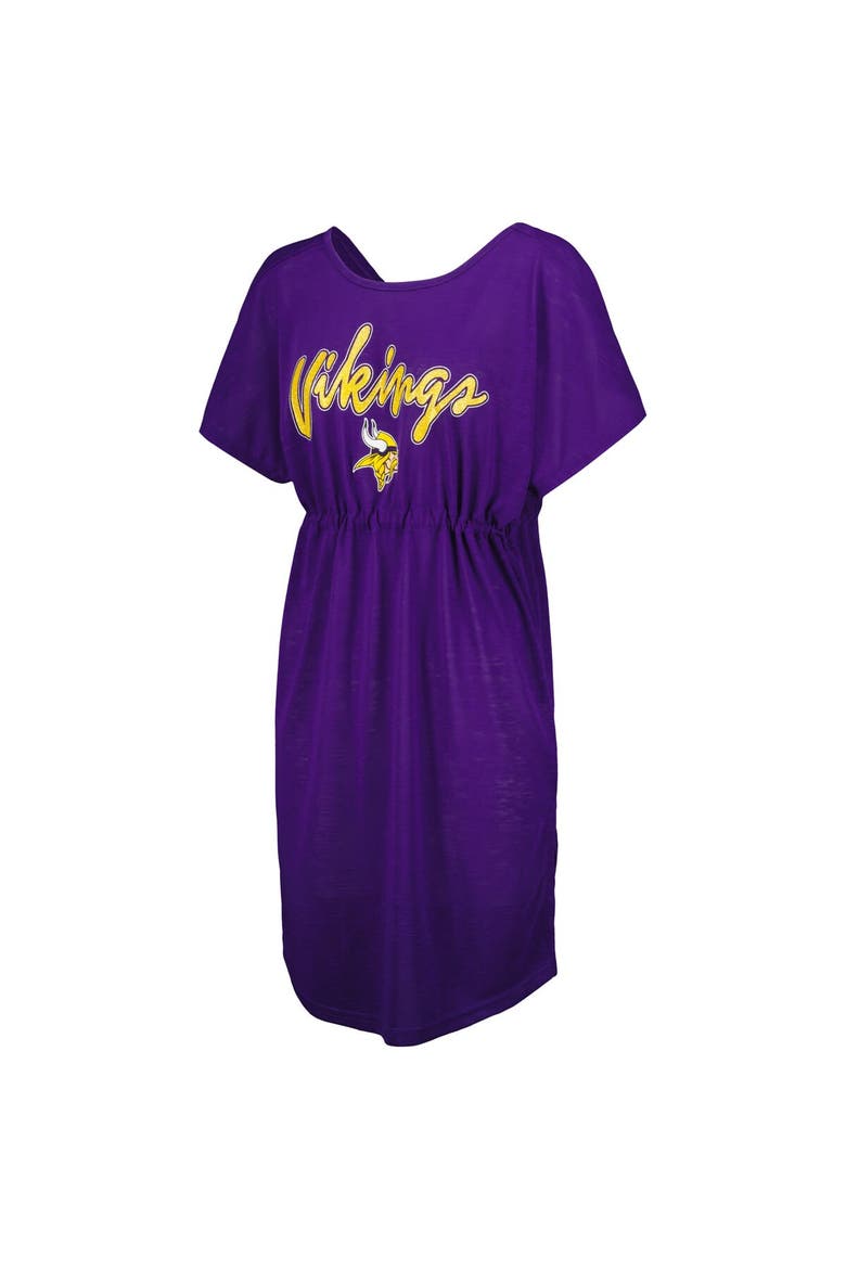 Women's G-III 4Her by Carl Banks Purple Minnesota Vikings Versus Swim Cover-Up, Alternate, color, Purple