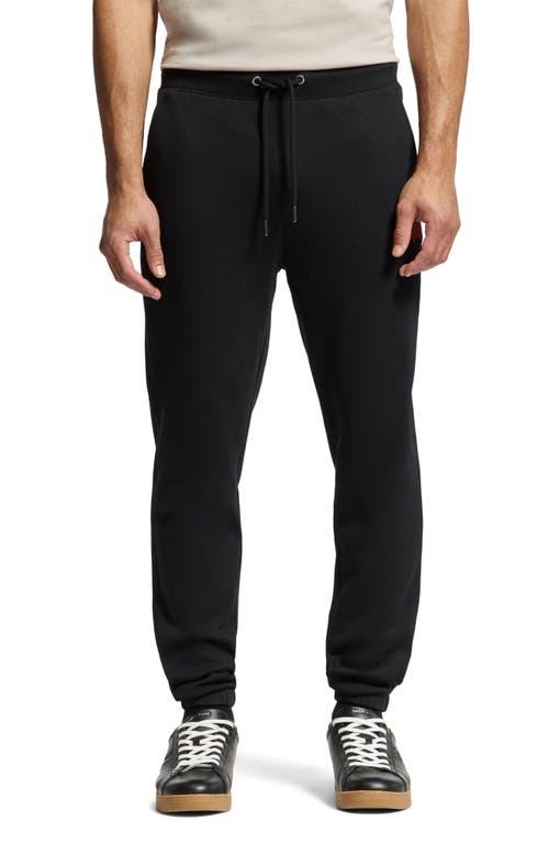 Psycho Bunny Pierce Embroidered Cotton Sweatpants in Black 