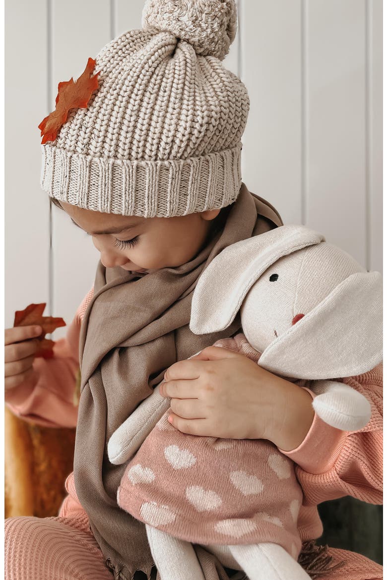 Luella Plush Bunny Stuffed Animal, Alternate, color, WHITE