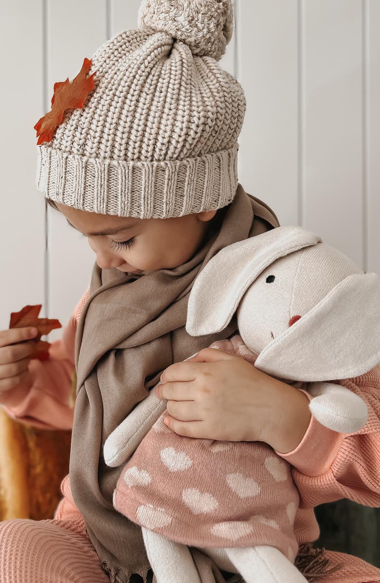 APPLE PARK Luella Plush Bunny Stuffed Animal, Alternate, color, White