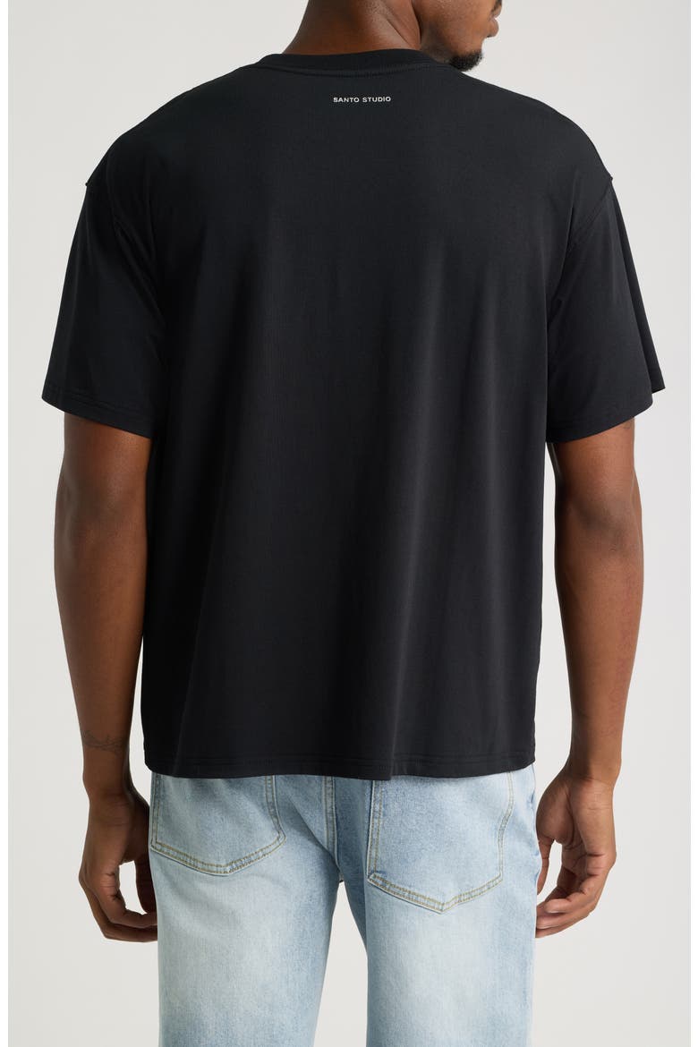 Base Cotton T-Shirt, Alternate, color, BLACK