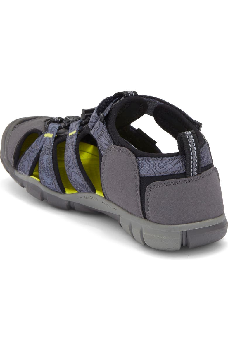KEEN Kids' Seacamp II CNX Water Friendly Sandal, Alternate, color, Magnet/ Evening Primrose