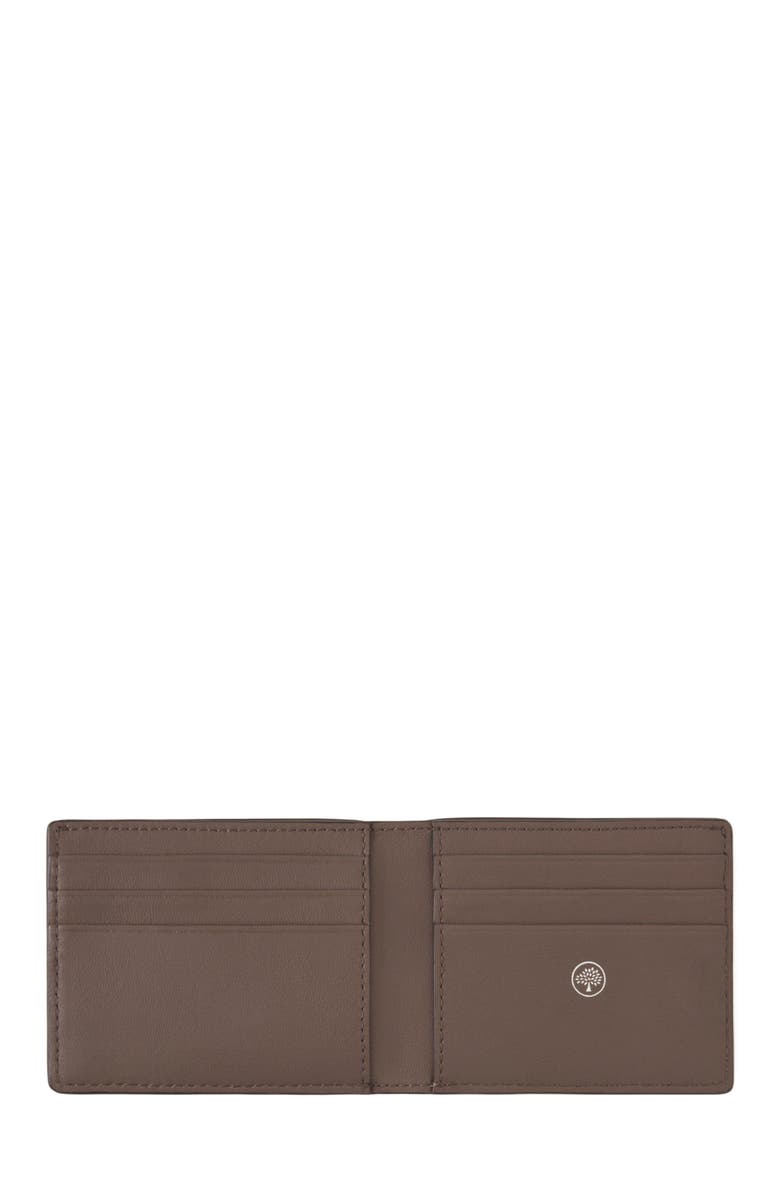 Mulberry Farringdon Compact Leather Bifold Wallet, Alternate, color, Taupe Brown