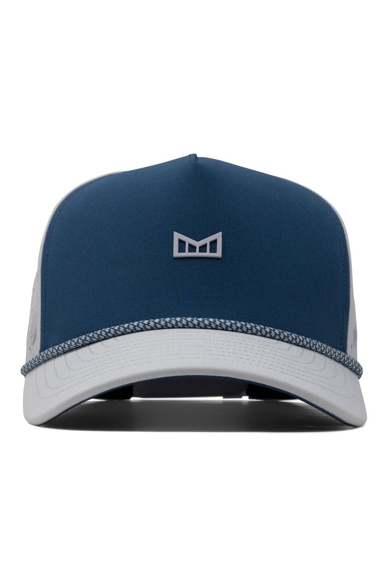 Odyssey Rope Seaport Hydro Adjustable Performance Ball Cap, Alternate, color, STEEL BLUE/ WHITE