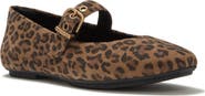 FitFlop Delicato Suede Leopard Mary Janes