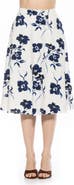 Alexia Admor Mabel Floral Midi Skirt