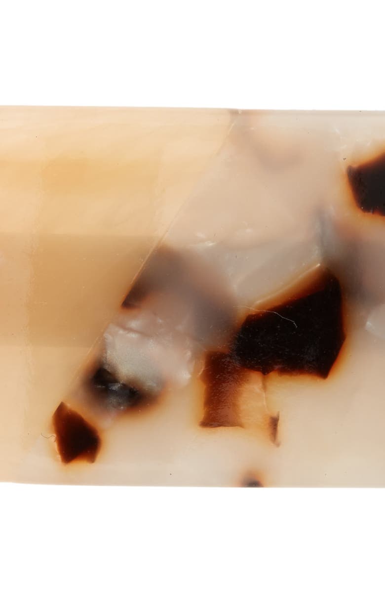 Madewell Oval Colorblock Tortoise Barrette, Alternate, color,