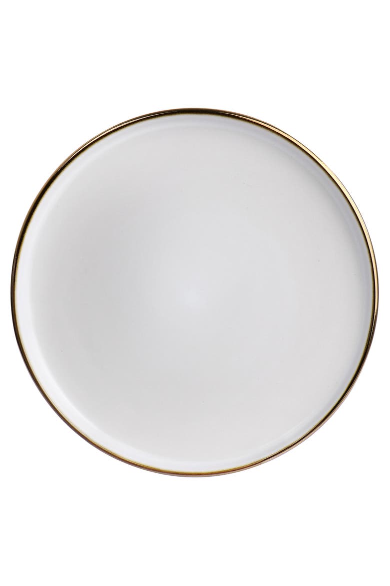 Arthur 6 Piece Stoneware Salad Plate Set, Alternate, color, White