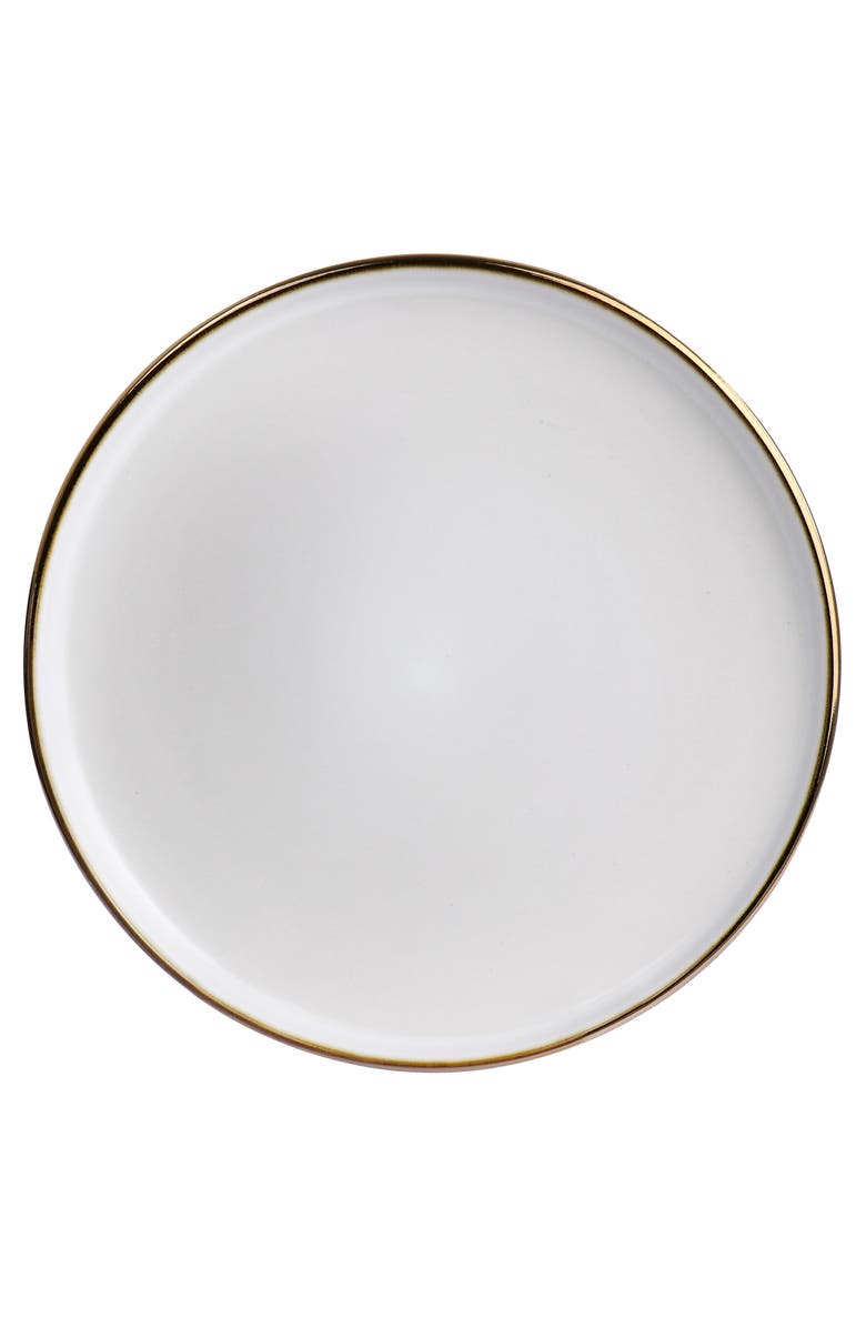 Elama Arthur 6 Piece Stoneware Salad Plate Set, Alternate, color, White