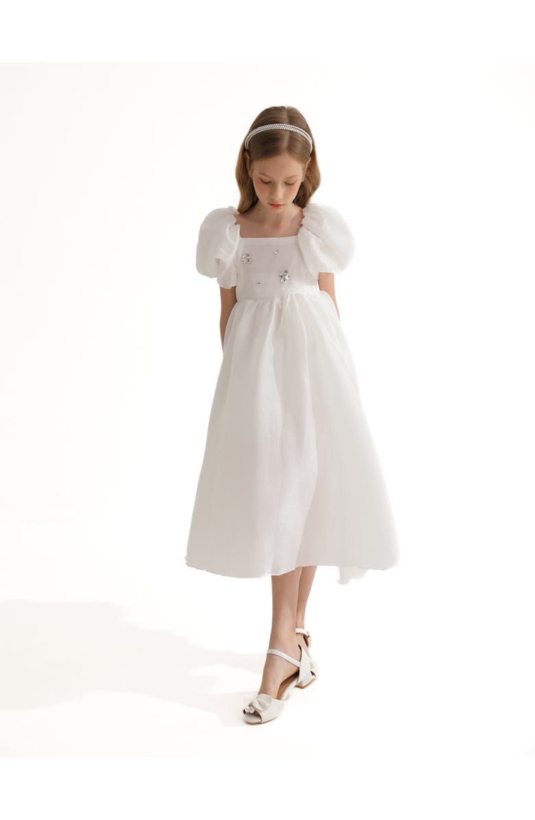 Tulleen Janelle Dress, Alternate, color, White