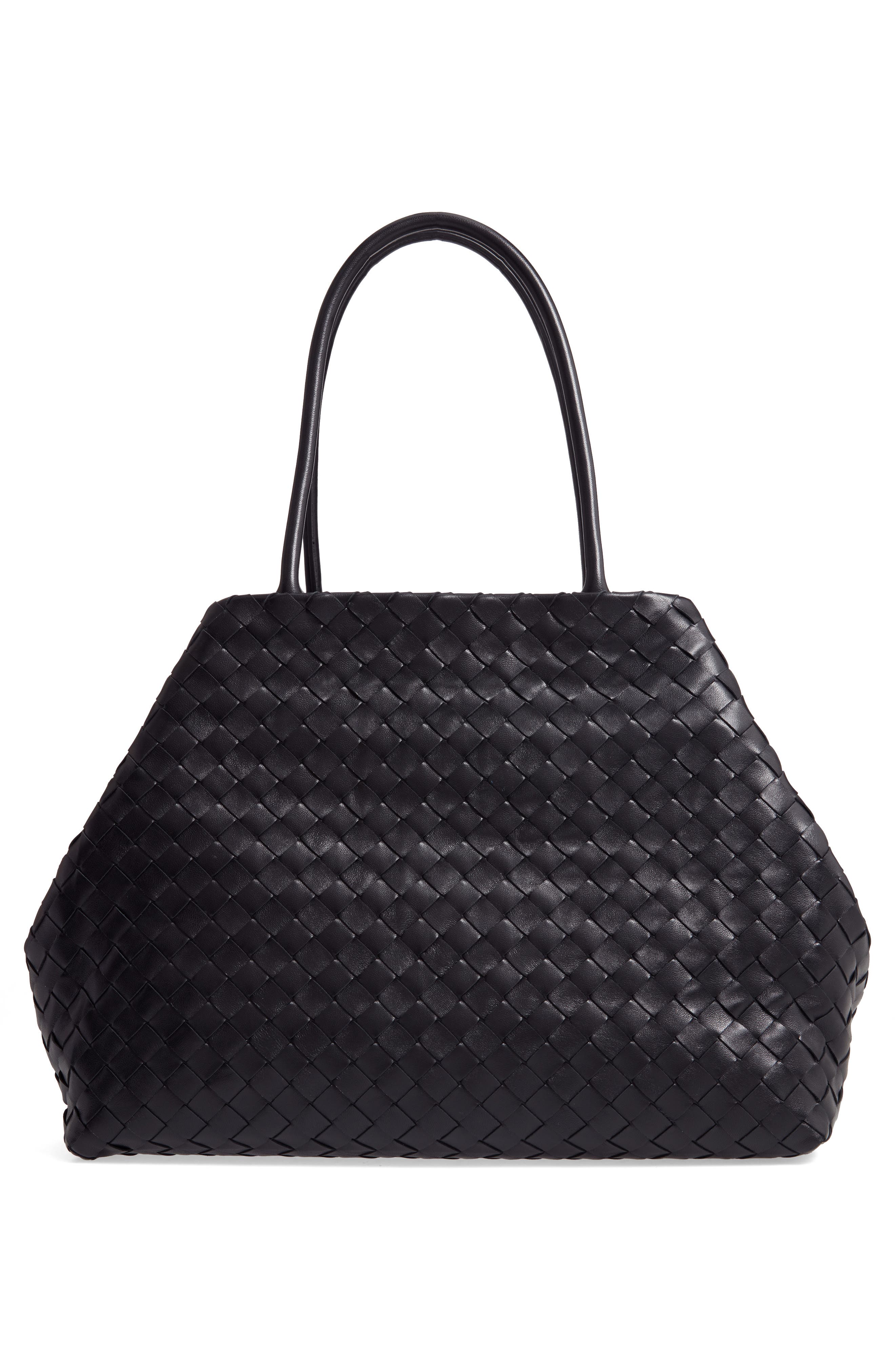 Bottega Veneta Intrecciato Leather Shoulder Tote, Alternate, color, 