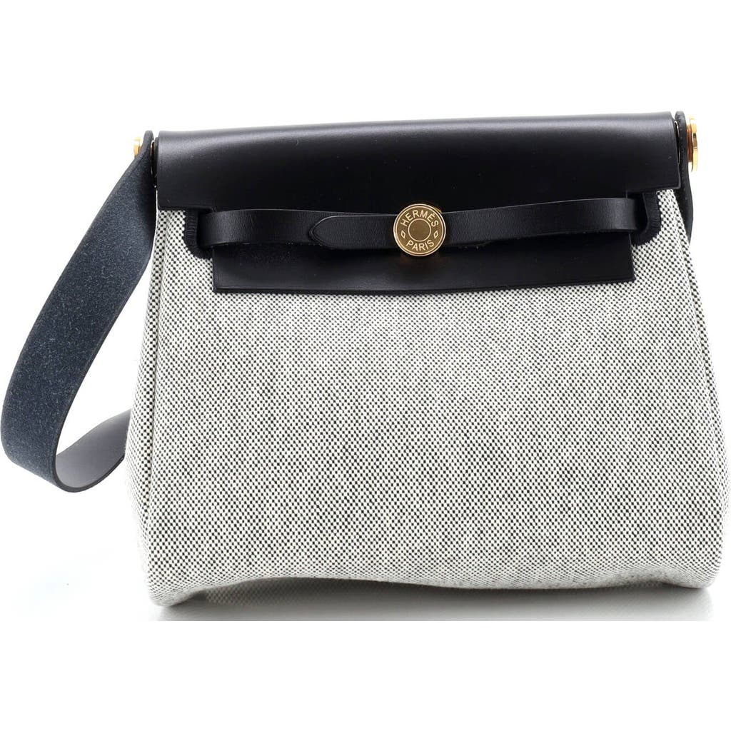 Pre-owned Hermes Hermes Herbag Zip Toile And Leather 20 In Multi