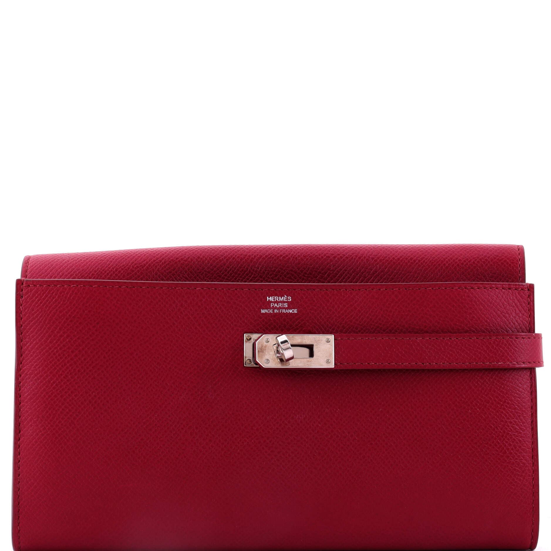 Kelly Wallet Epsom Long, Alternate, color, Red