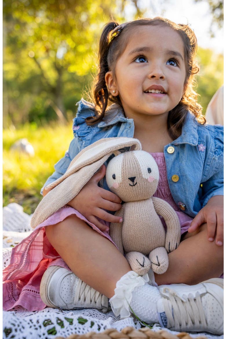 Bunny Cotton Stuffed Animal, Alternate, color, BEIGE