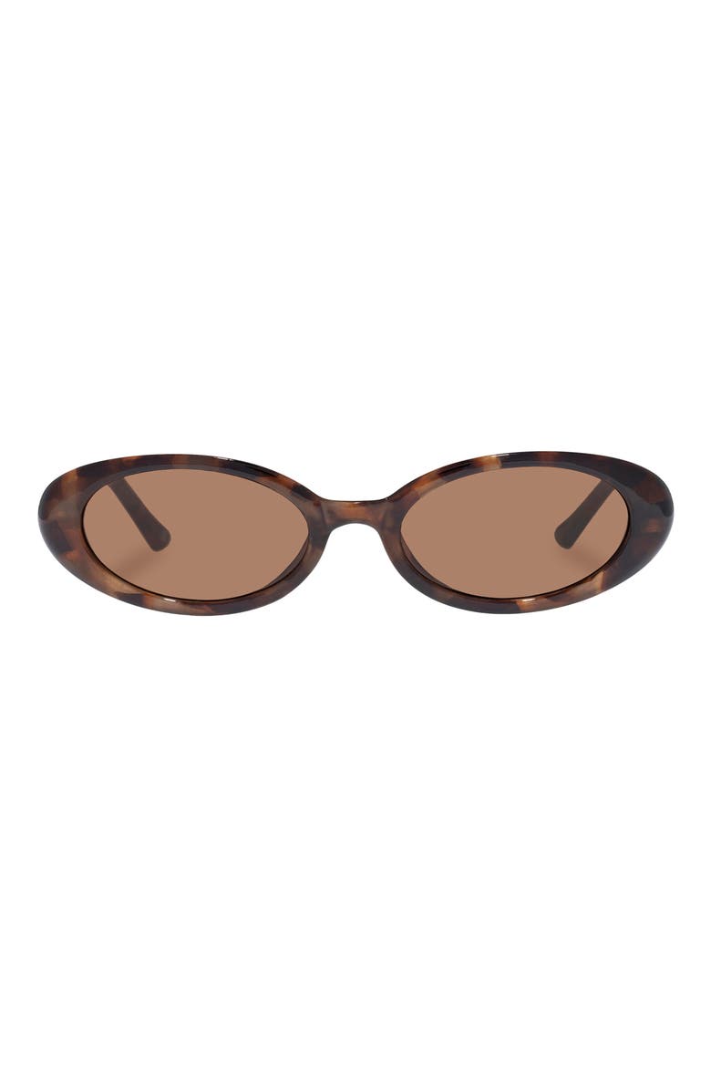 Fornax 53mm Oval Sunglasses, Main, color, DARK TORT