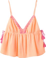 MANGO TEEN Embroidered Detail Camisole