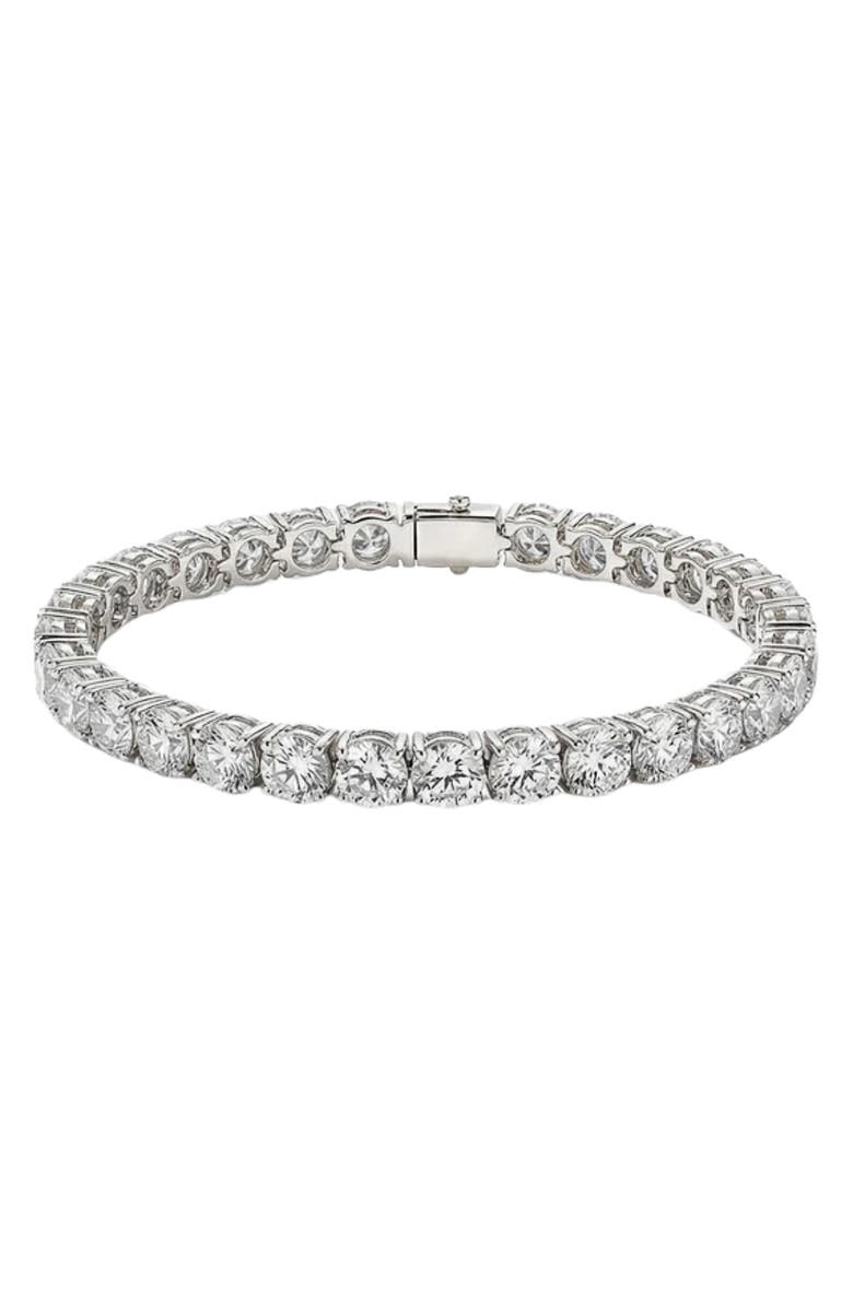 The M Jewelers Men's The Thick Essential Tennis Bracelet, Main, color, Silver