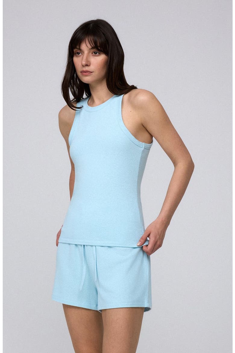 Selene Lounge Shorts, Main, color, Sky Blue