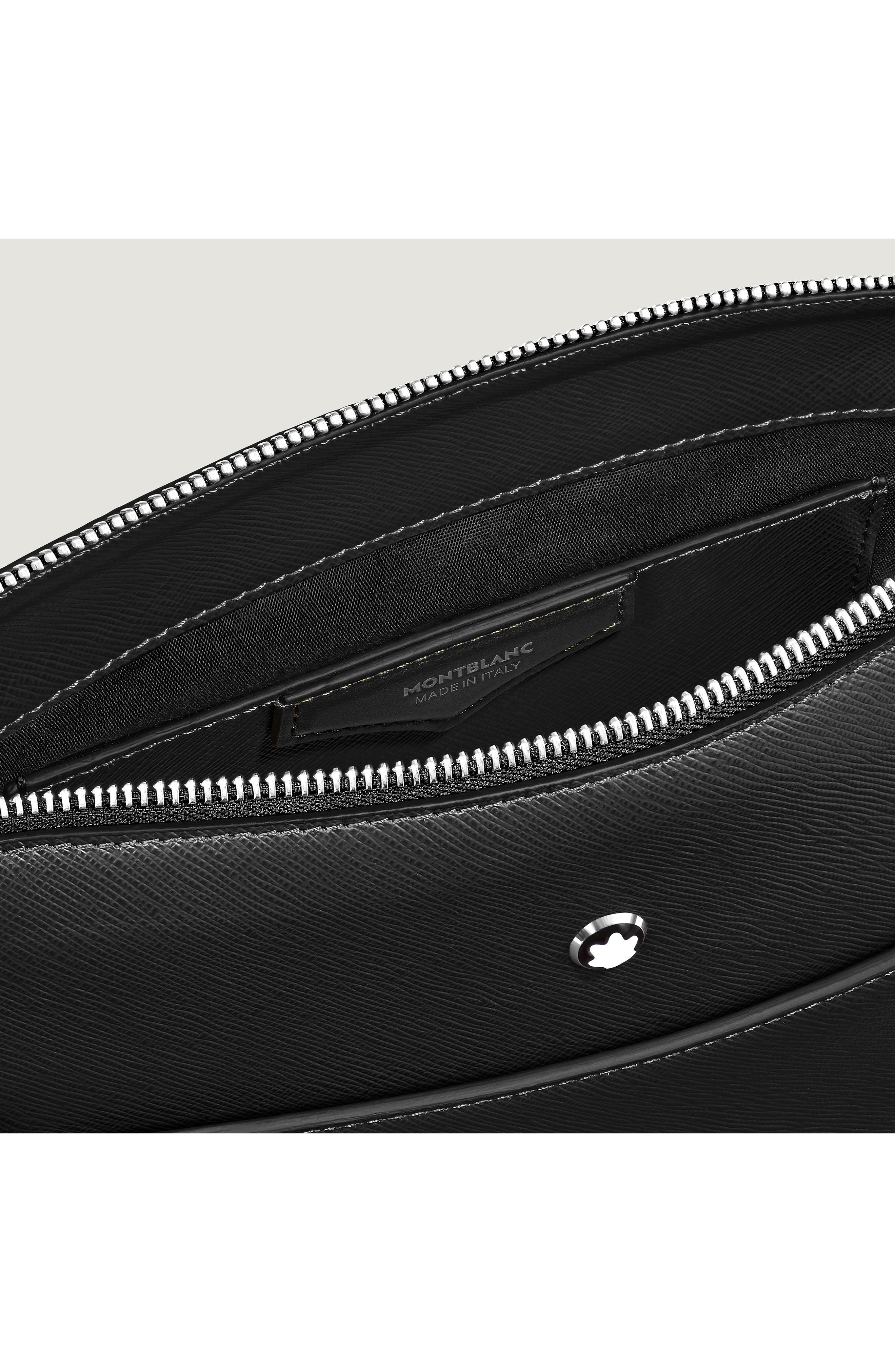 Montblanc Sartorial Leather Crossbody Bag, Alternate, color, 