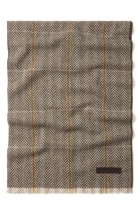 Chevron Cashmere Scarf