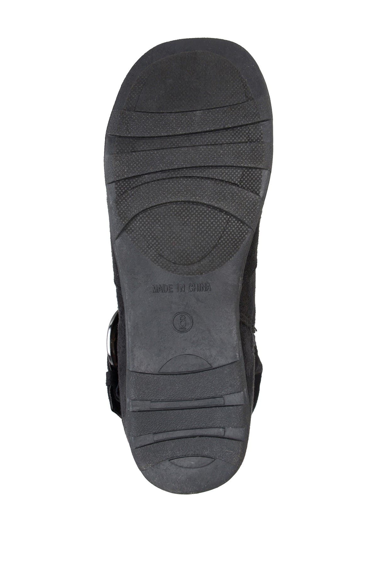 Journee Collection Jester Side Buckle Tall Boot, Alternate, color, Black