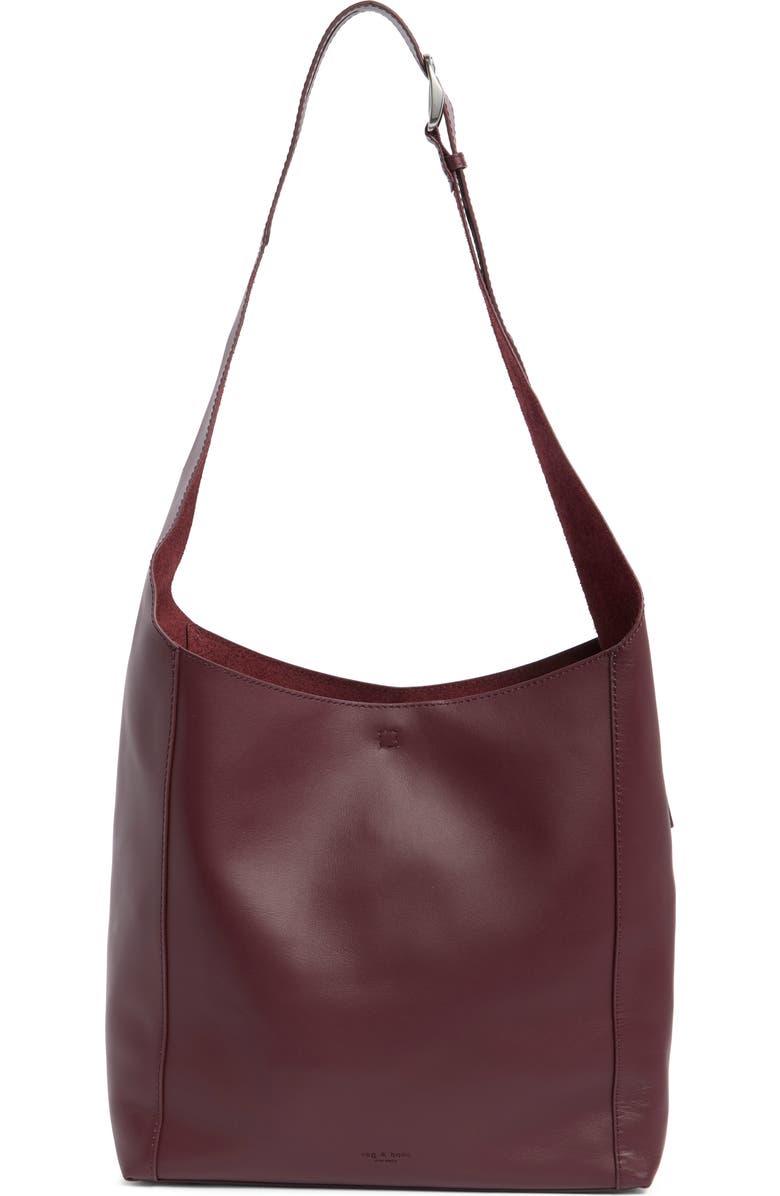 rag & bone Belize Leather Shopper Bag, Alternate, color,
