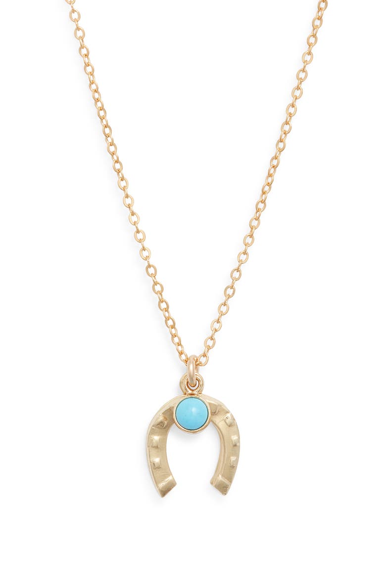 Dixie Pendant Necklace, Main, color, GOLD